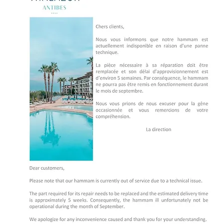Hotel Thalazur - Hôtel&spa Antibes
